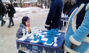Фёдор за Новогодними шахматами